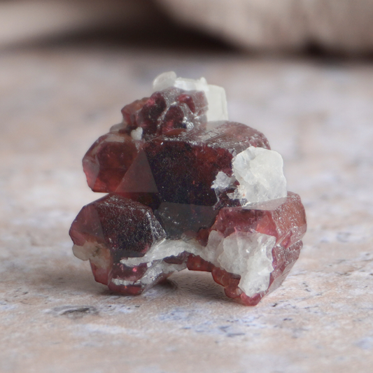 Close-up of Liddicoatite Tourmaline crystal, a powerful stone for spiritual growth and higher consciousness.