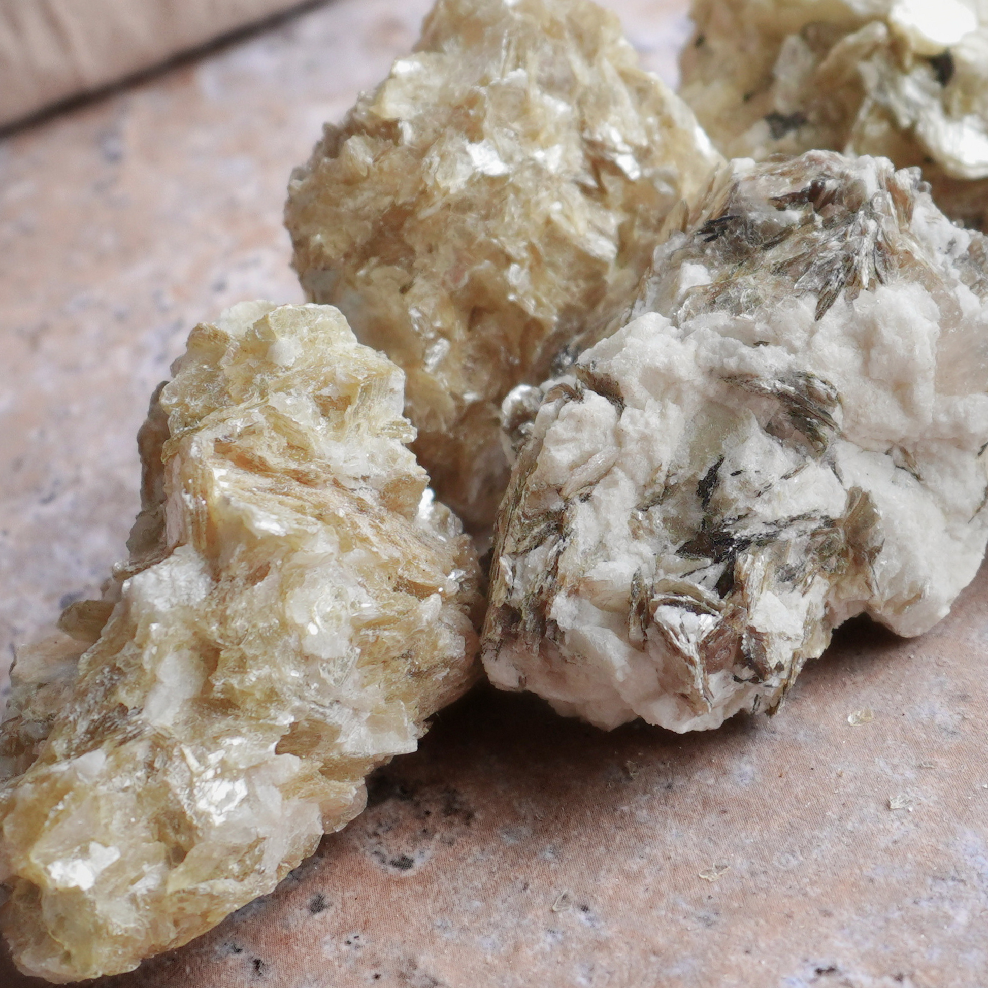 Golden Mica Cluster for mental clarity, motivation, and manifesting positive energy in daily life.