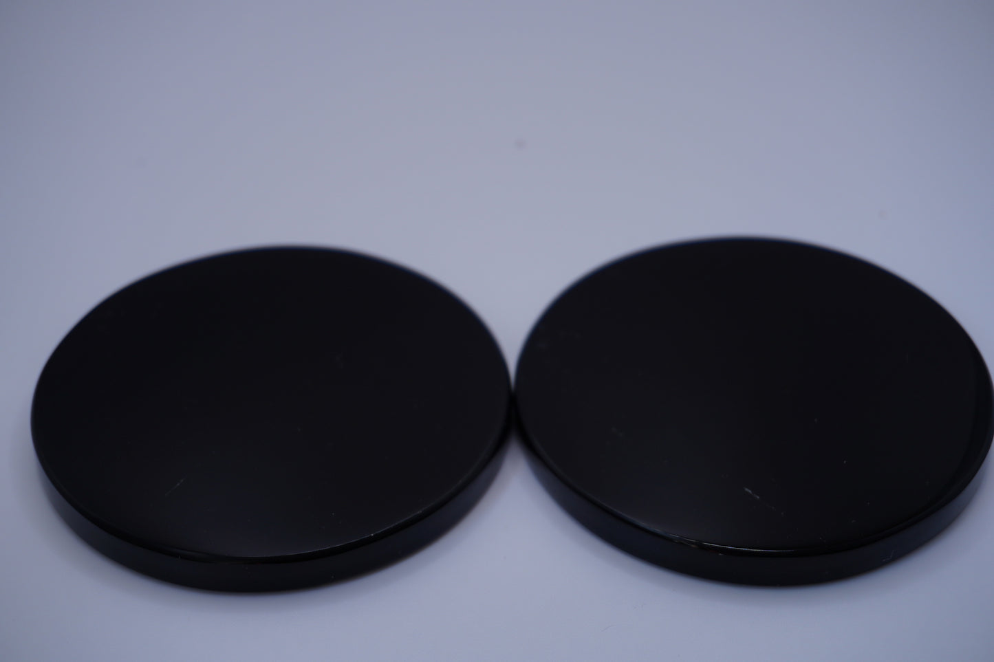 Tetragrammaton: Hand-carved Obsidian Disk 3.7 oz