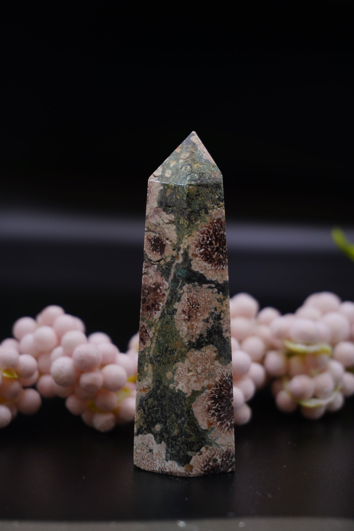 Green Flower Agate Generator: Emotional Balance and Growth