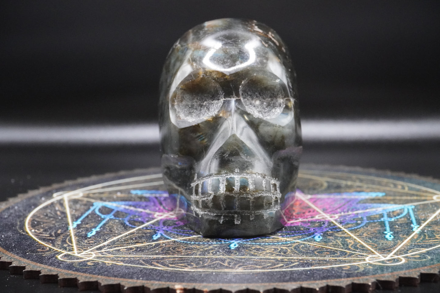 Labradorite Skull: Your Ultimate Defense Against Negativity