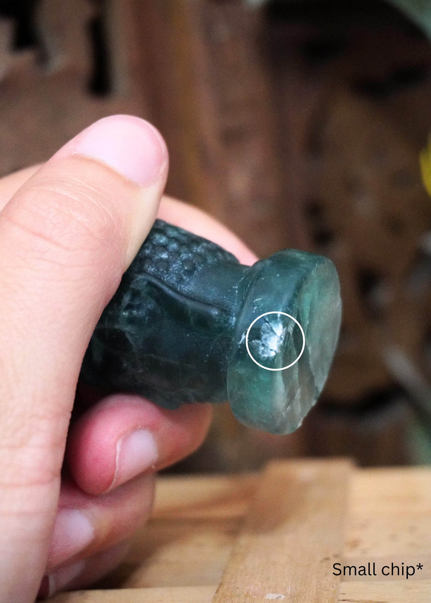 Clarifying Green Fluorite Buddha