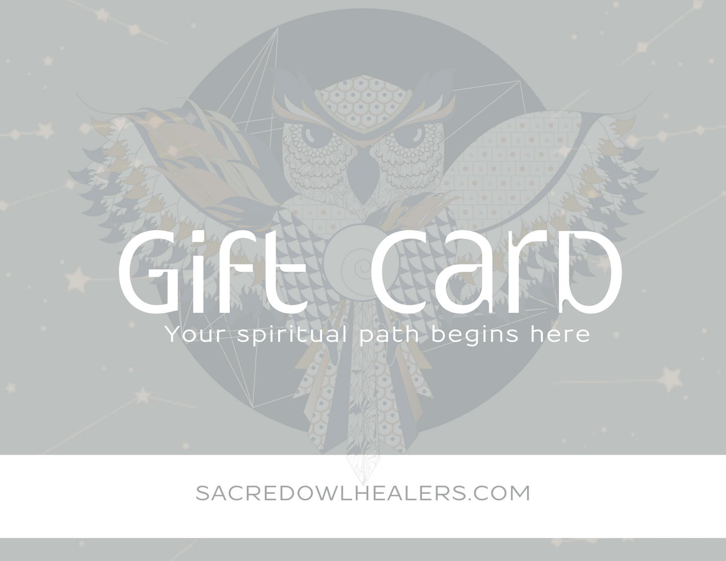 Sacred Owl Healers Gift Card