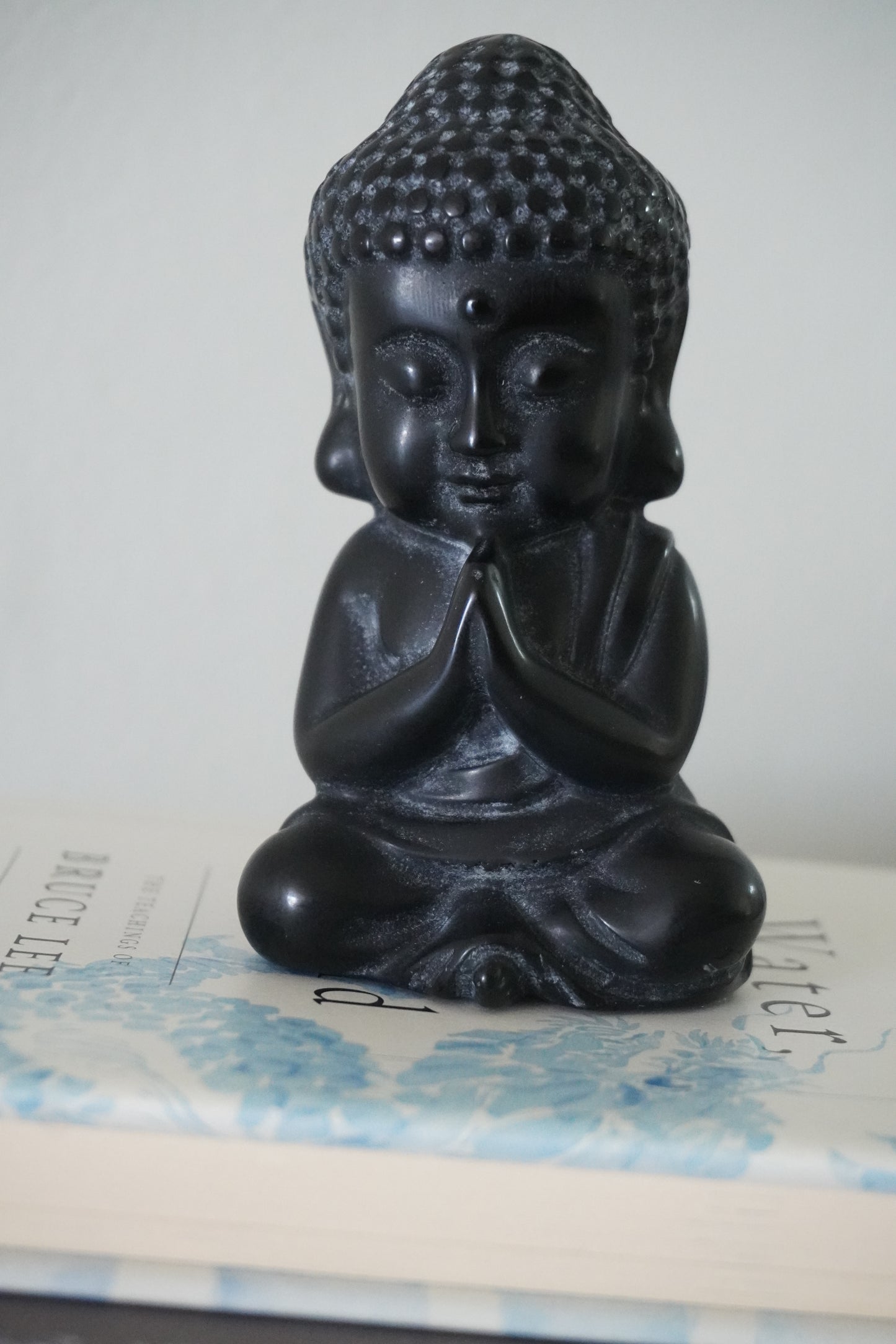 MatteZen Hand-Carved Obsidian Buddha