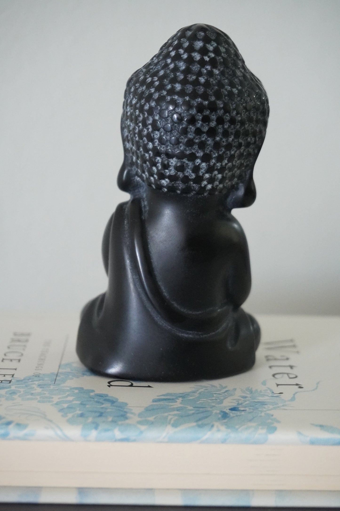 MatteZen Hand-Carved Obsidian Buddha