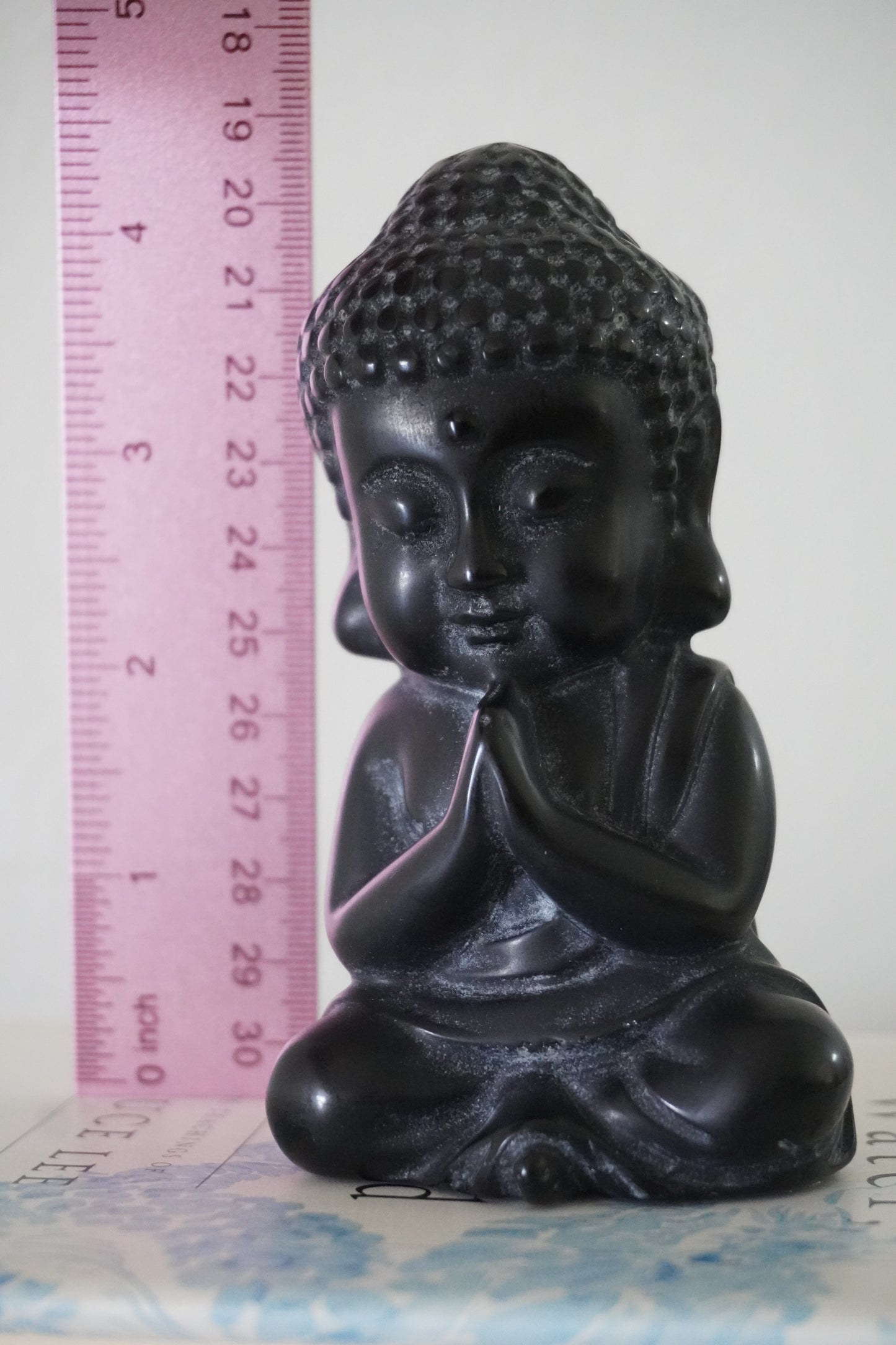 MatteZen Hand-Carved Obsidian Buddha