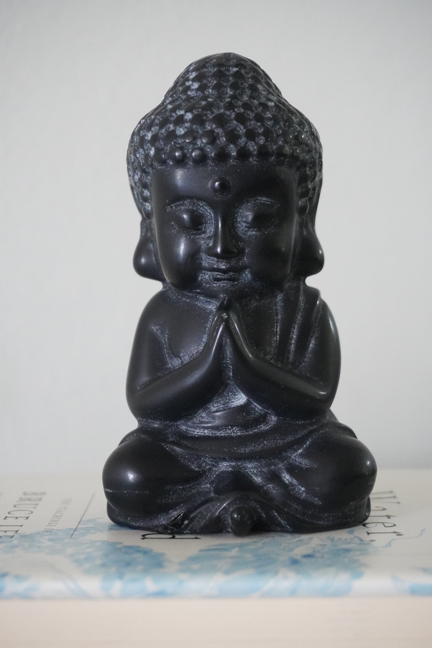 MatteZen Hand-Carved Obsidian Buddha