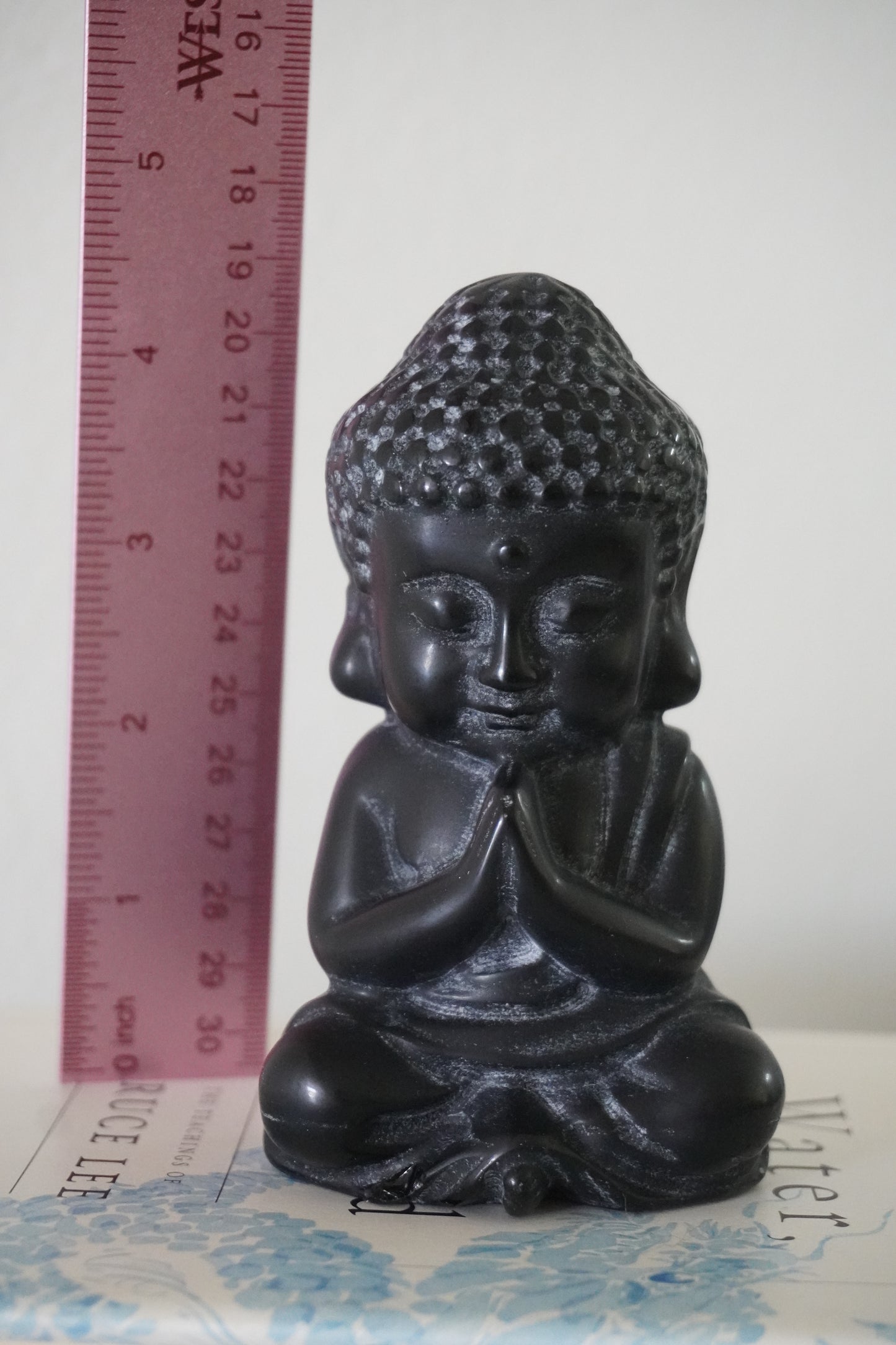 MatteZen Hand-Carved Obsidian Buddha