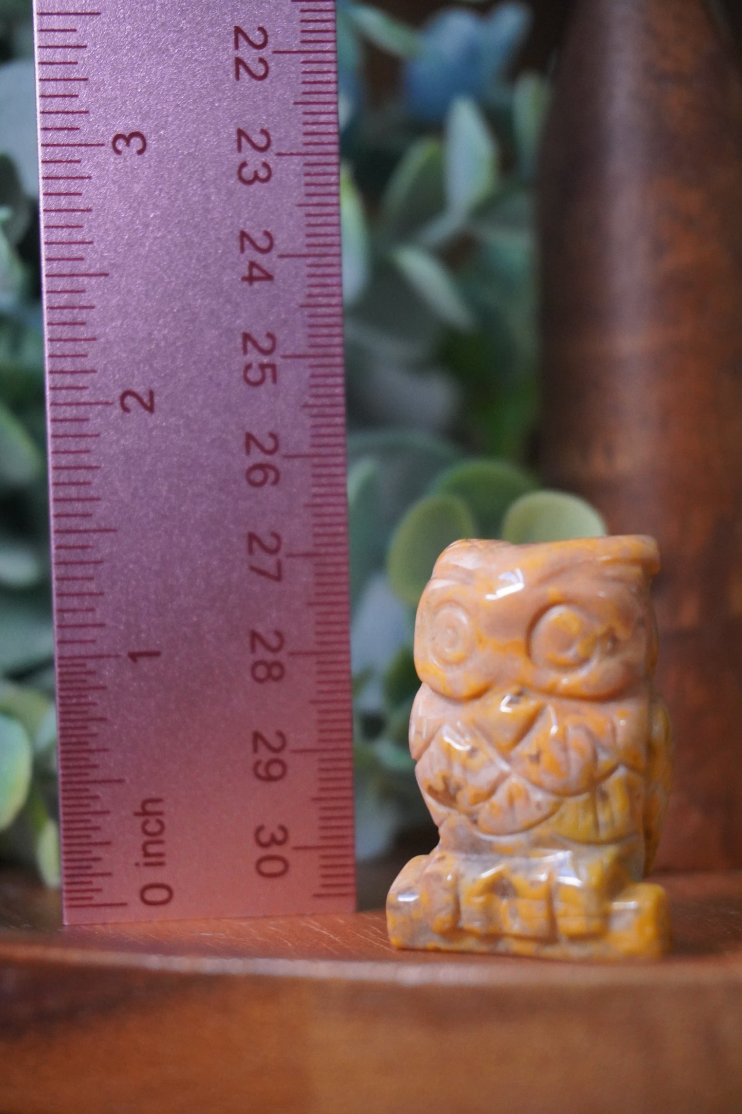 Bloodstone or Crazy Lace Agate Owl Carving: Healing, Protection, Joy, and Stability