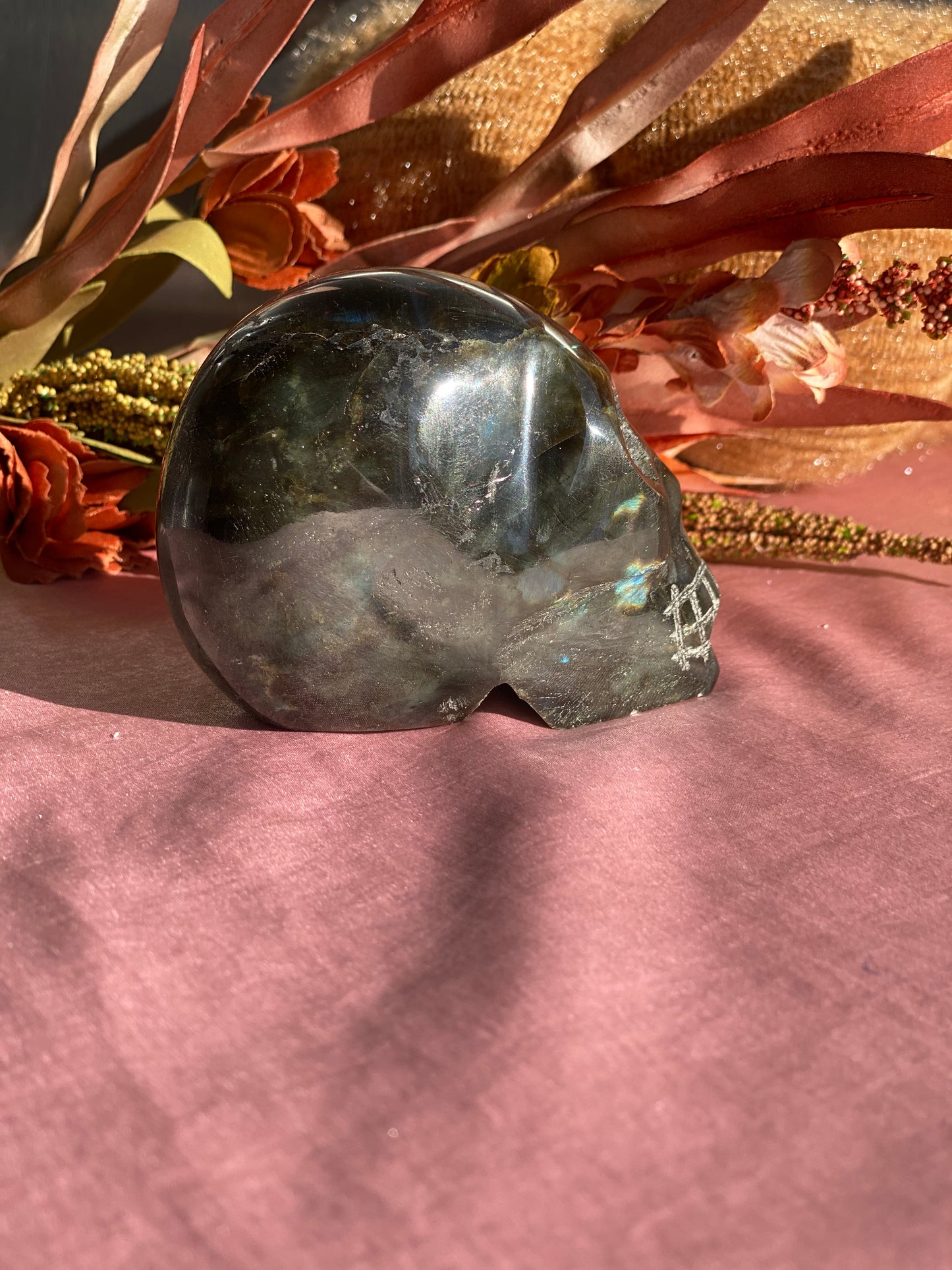 Labradorite Skull: Your Ultimate Defense Against Negativity