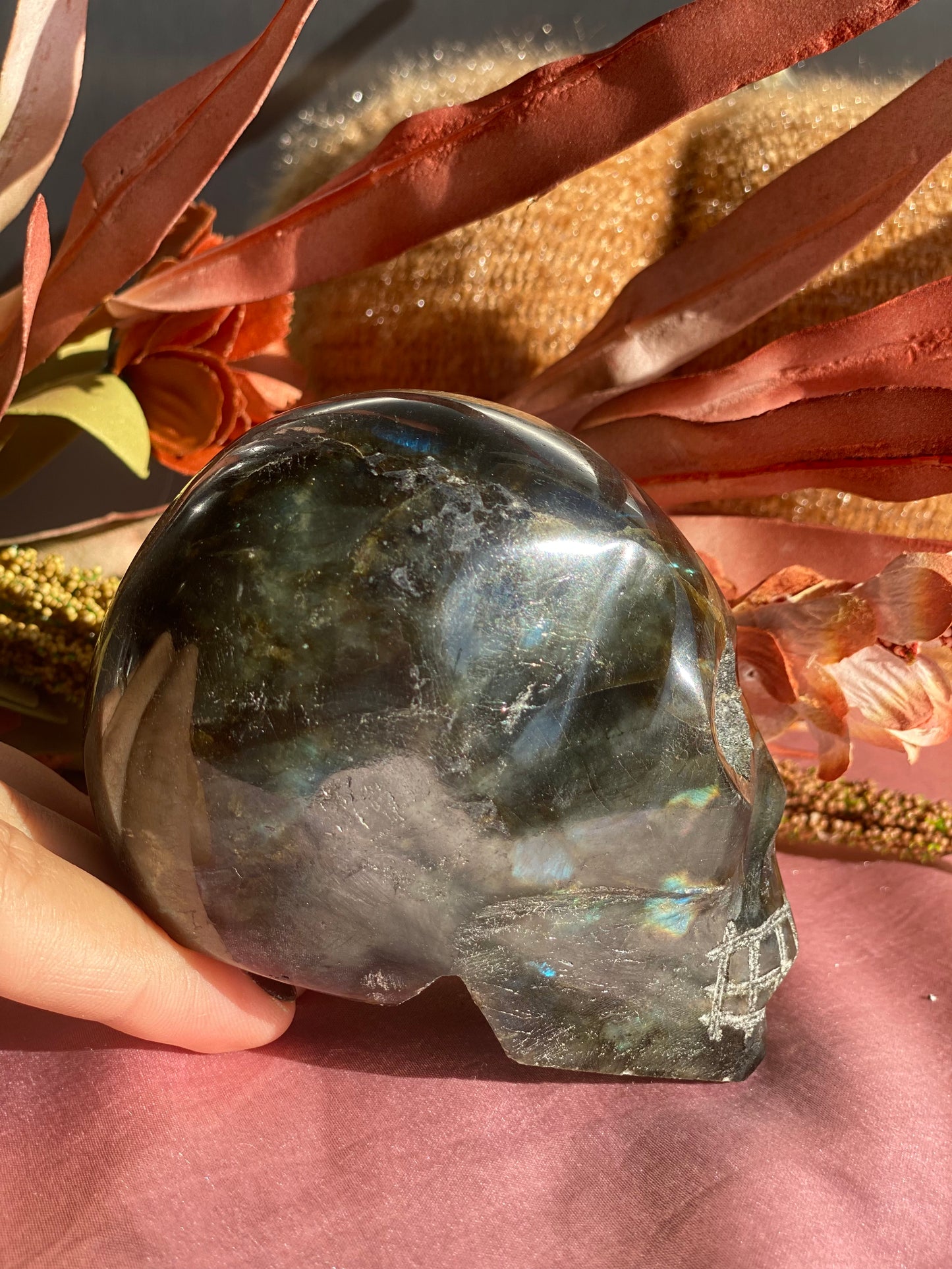 Labradorite Skull: Your Ultimate Defense Against Negativity