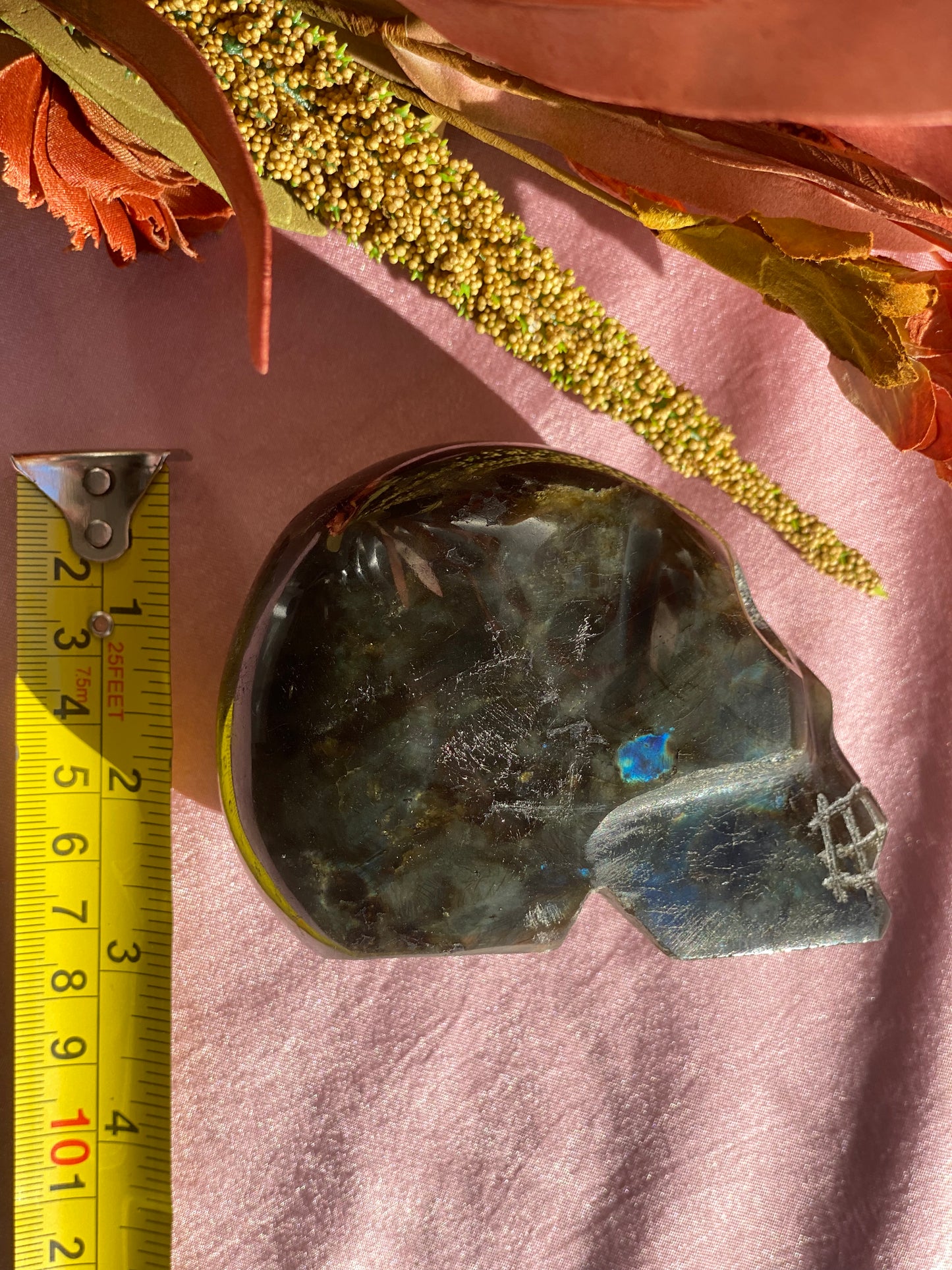 Labradorite Skull: Your Ultimate Defense Against Negativity