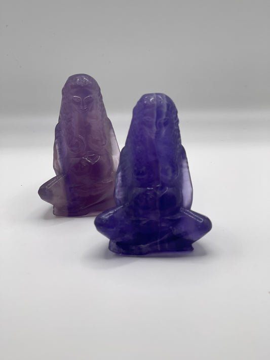 Purple Fluorite Goddess: Intuition and Protection