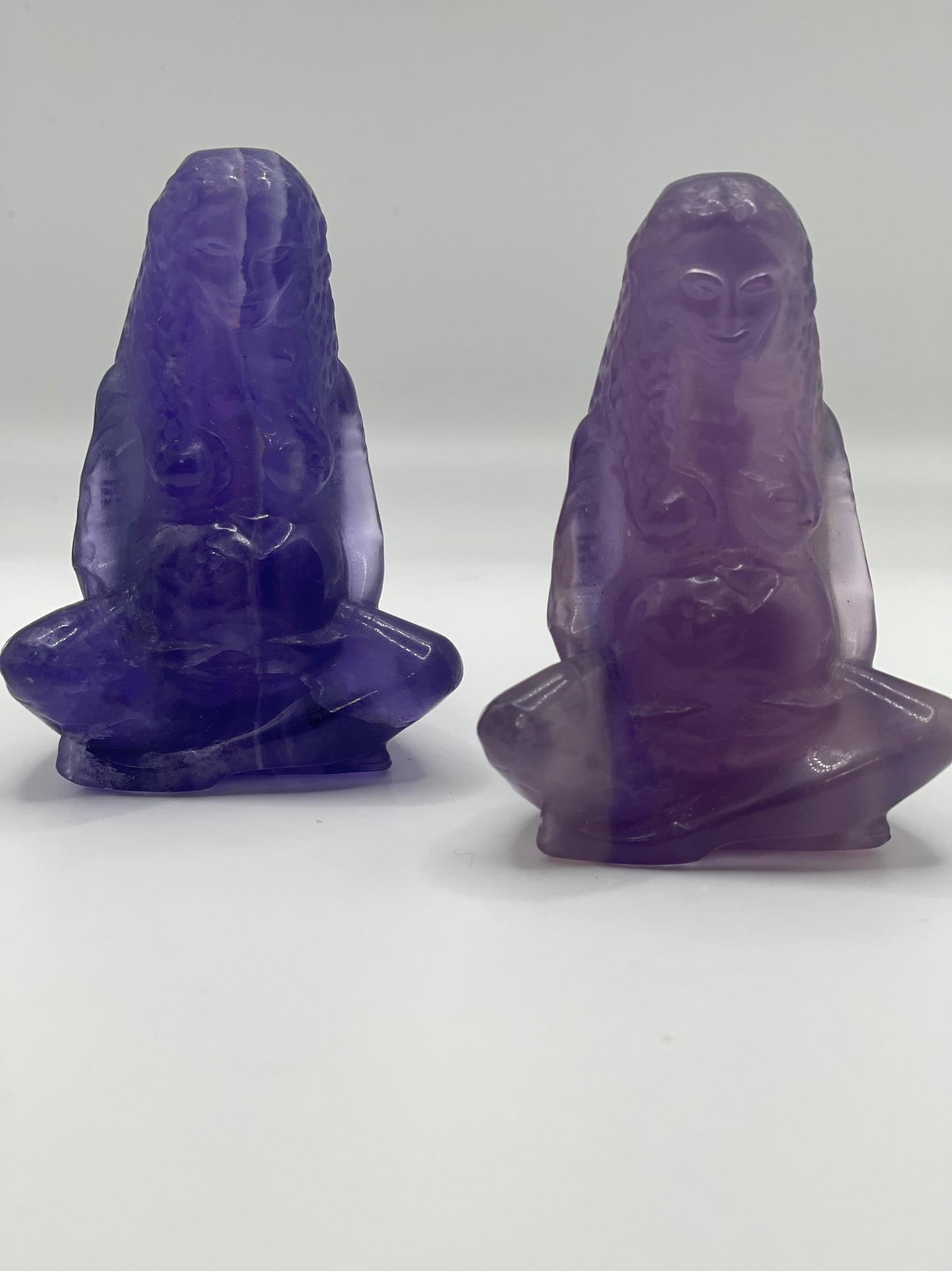 Purple Fluorite Goddess: Intuition and Protection