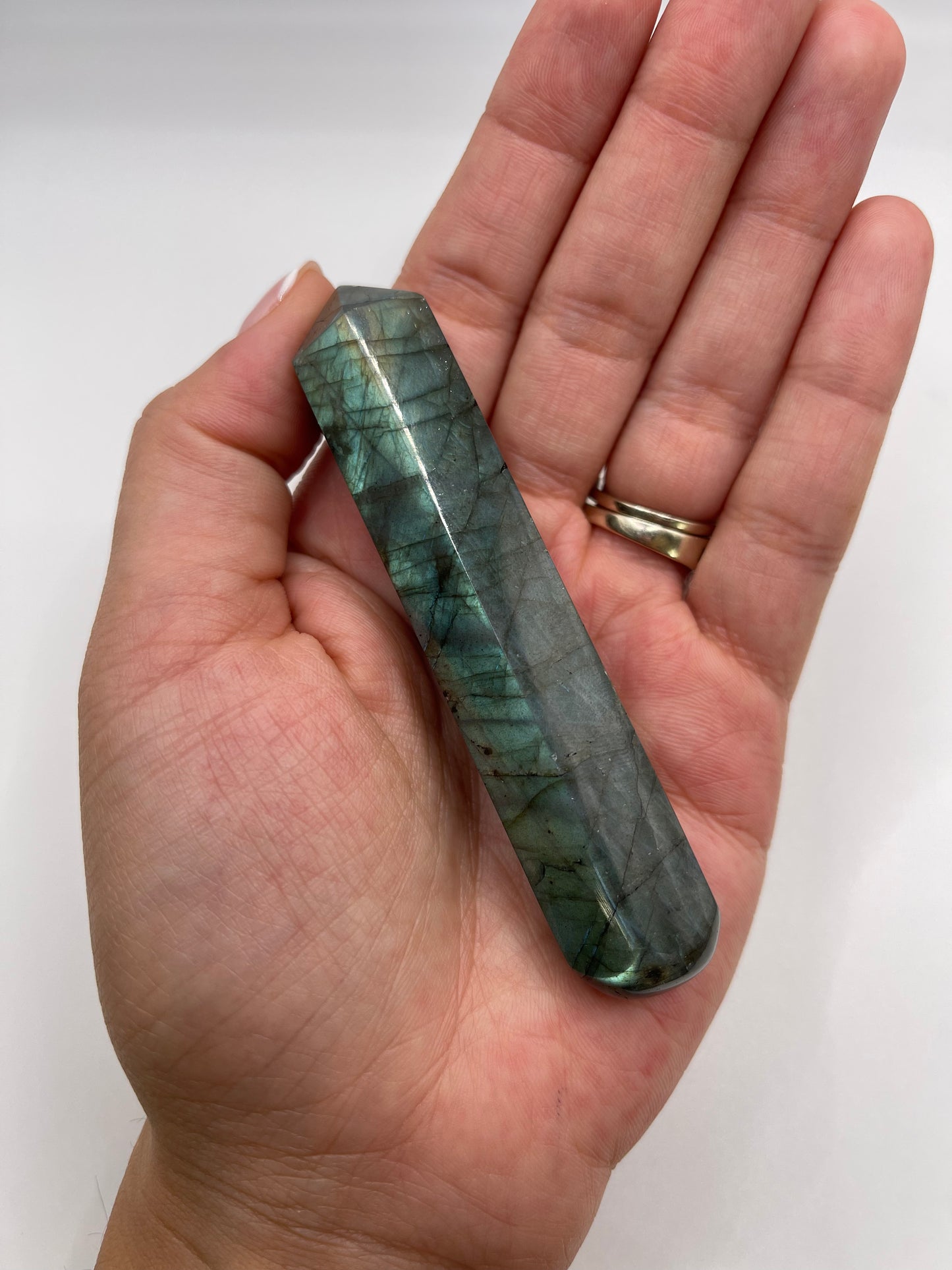 Labradorite Massage Prism Approximately 3 7/8"