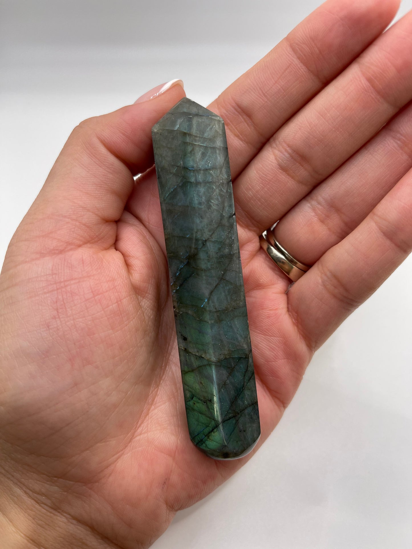 Labradorite Massage Prism Approximately 3 7/8"