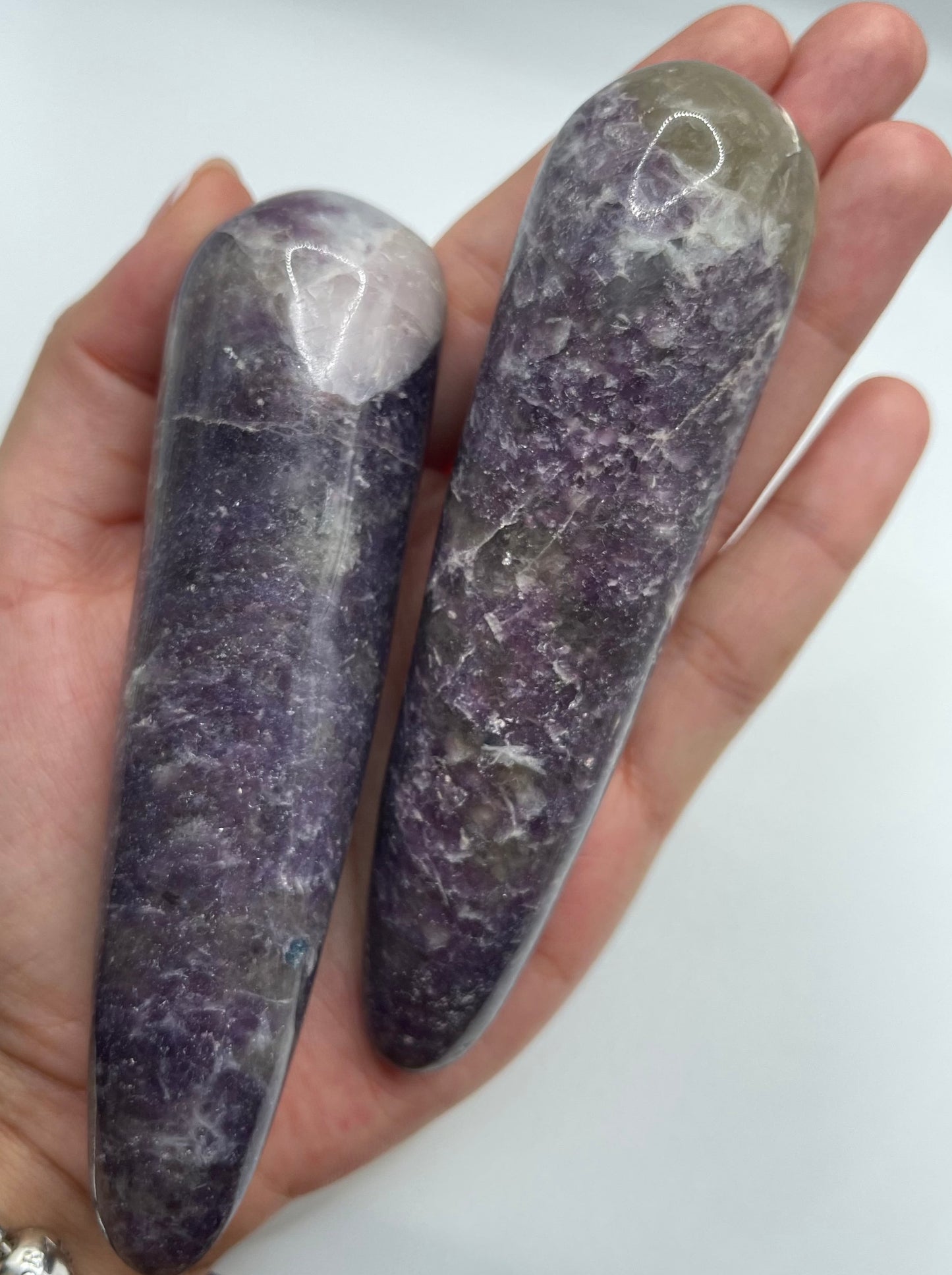 Amethyst Massage Wand Approximately 4 3/4" - 5"