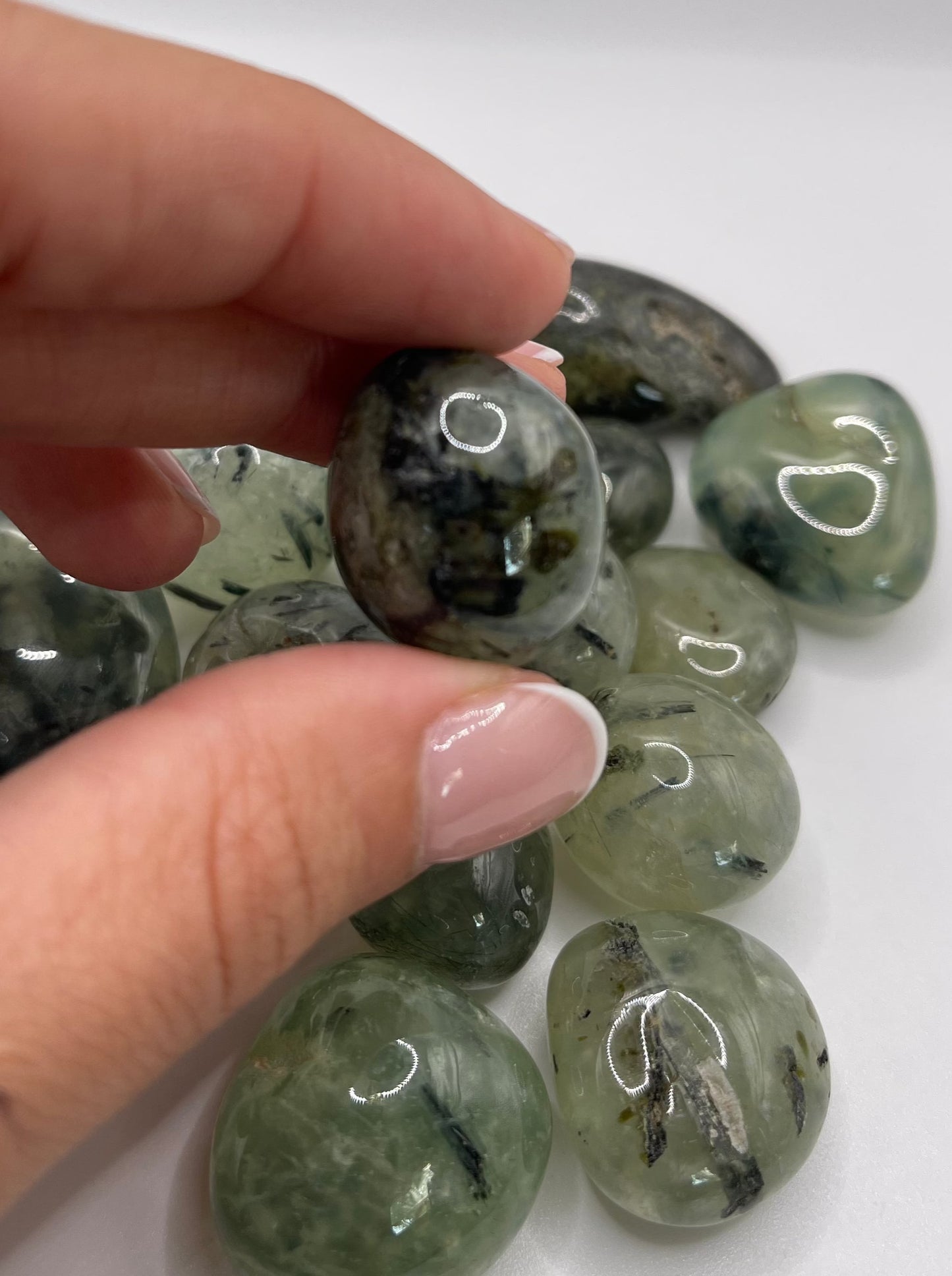 Prehnite with Epidote: Healing and Protection