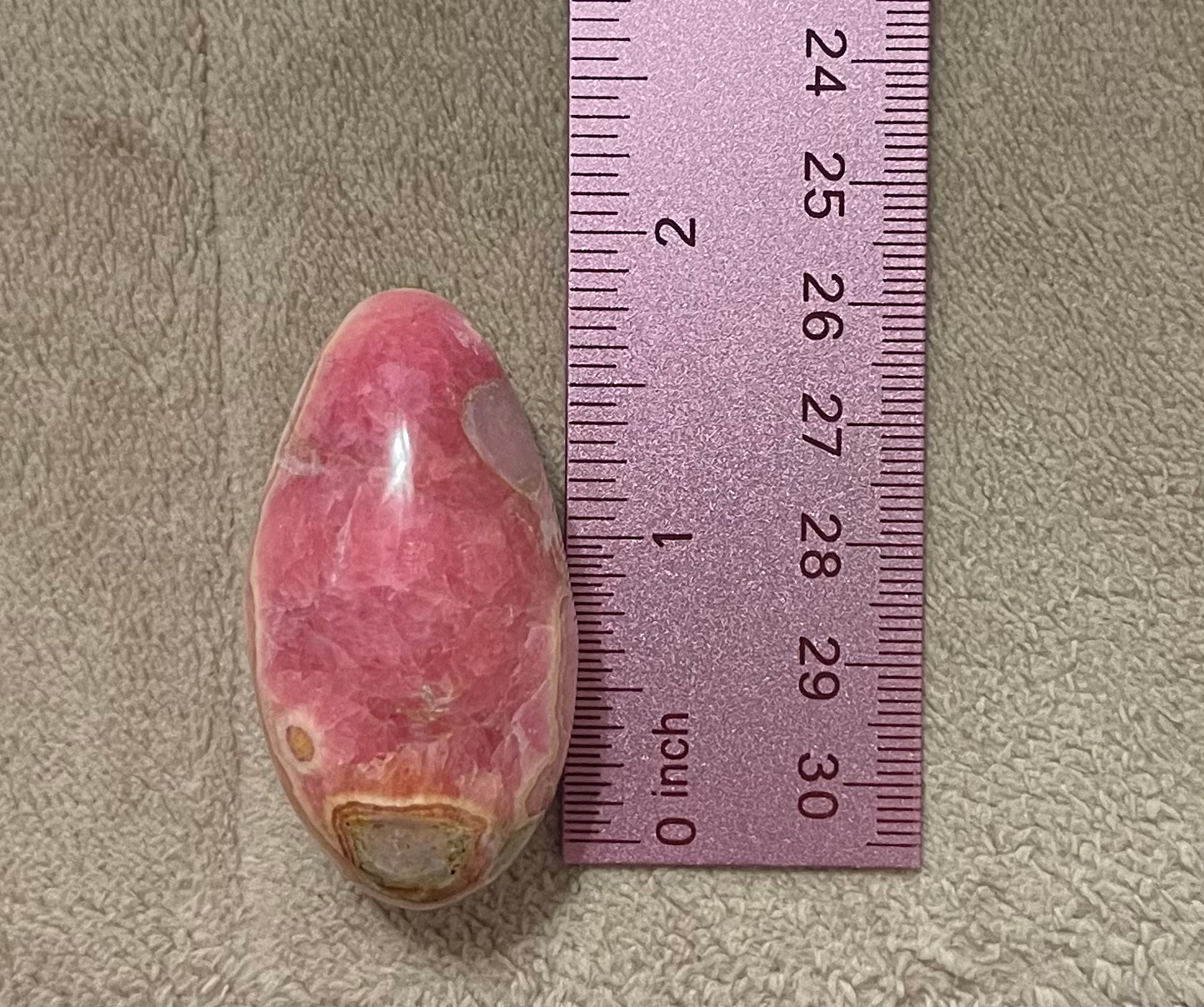 Rhodochrosite Oval: Heart Healing and Love