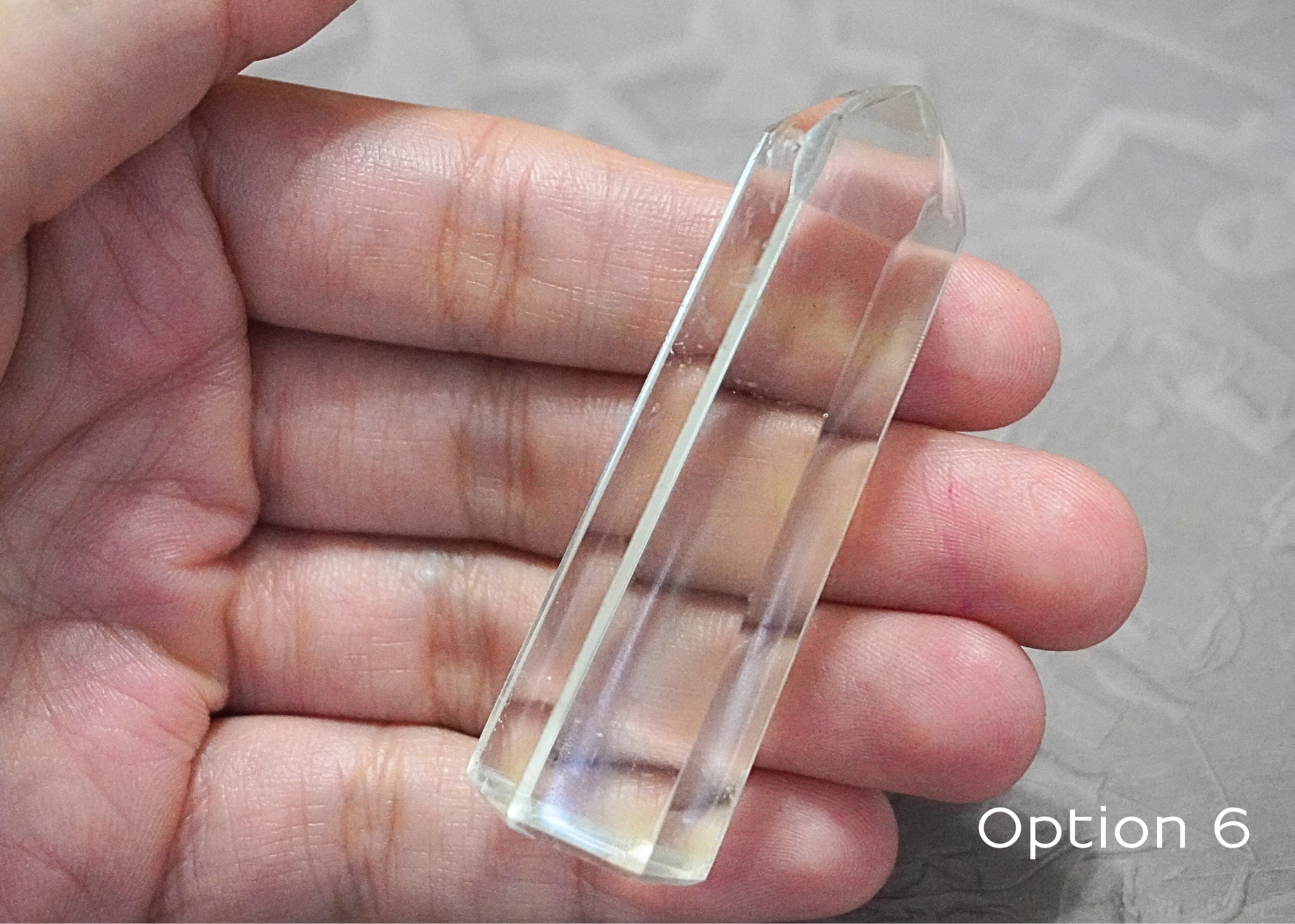 Clear Quartz Tower crystal boosting physical vitality and balancing energy.