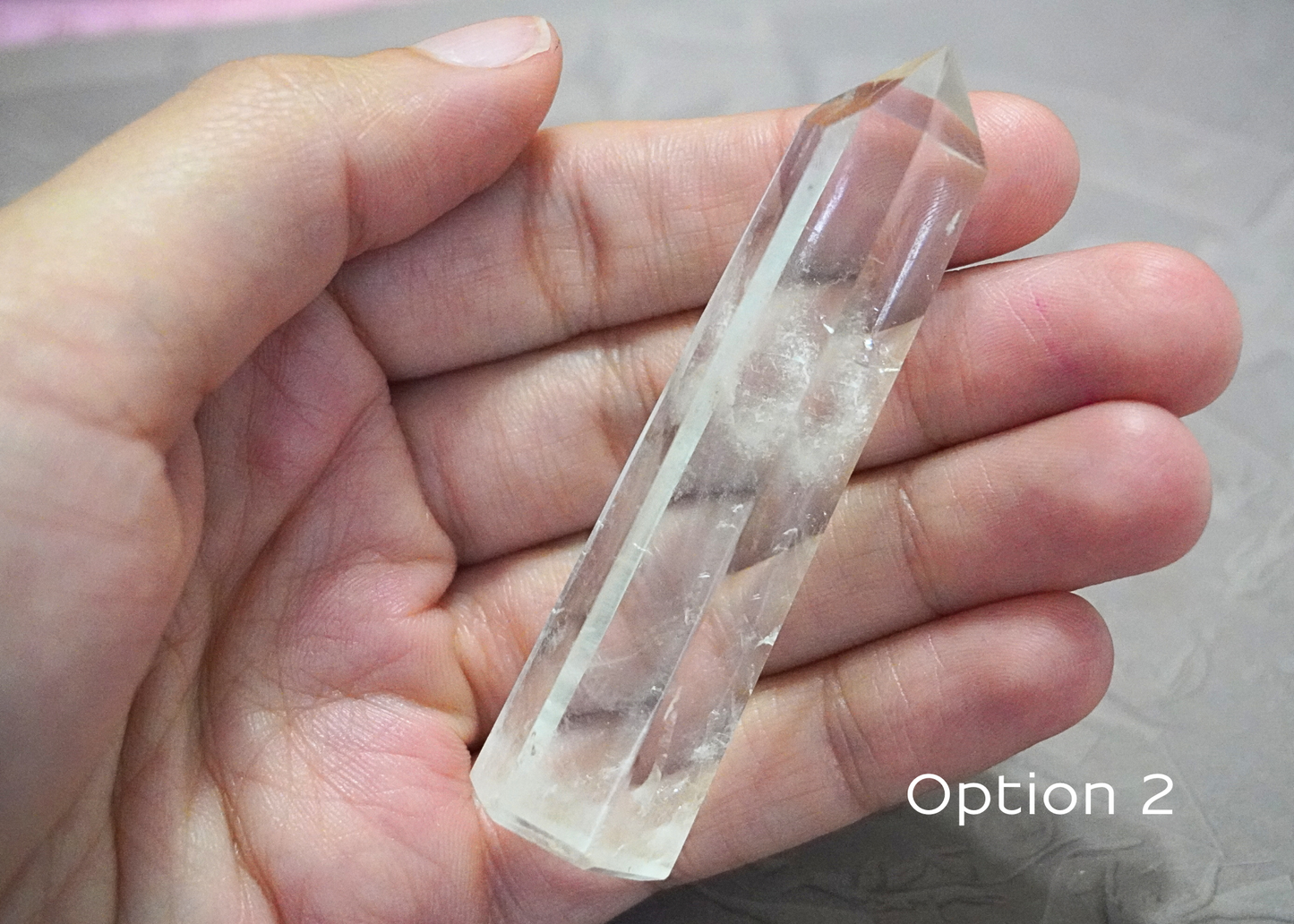 Clear Quartz Tower generator as a meditation tool to enhance mental clarity and focus.