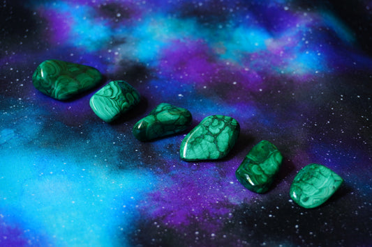 Tumbled Malachite for Fiery Yang Energy