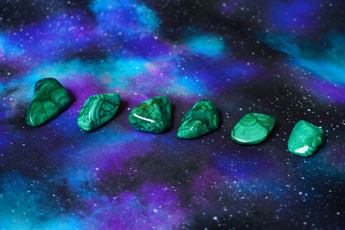 Tumbled Malachite for Fiery Yang Energy