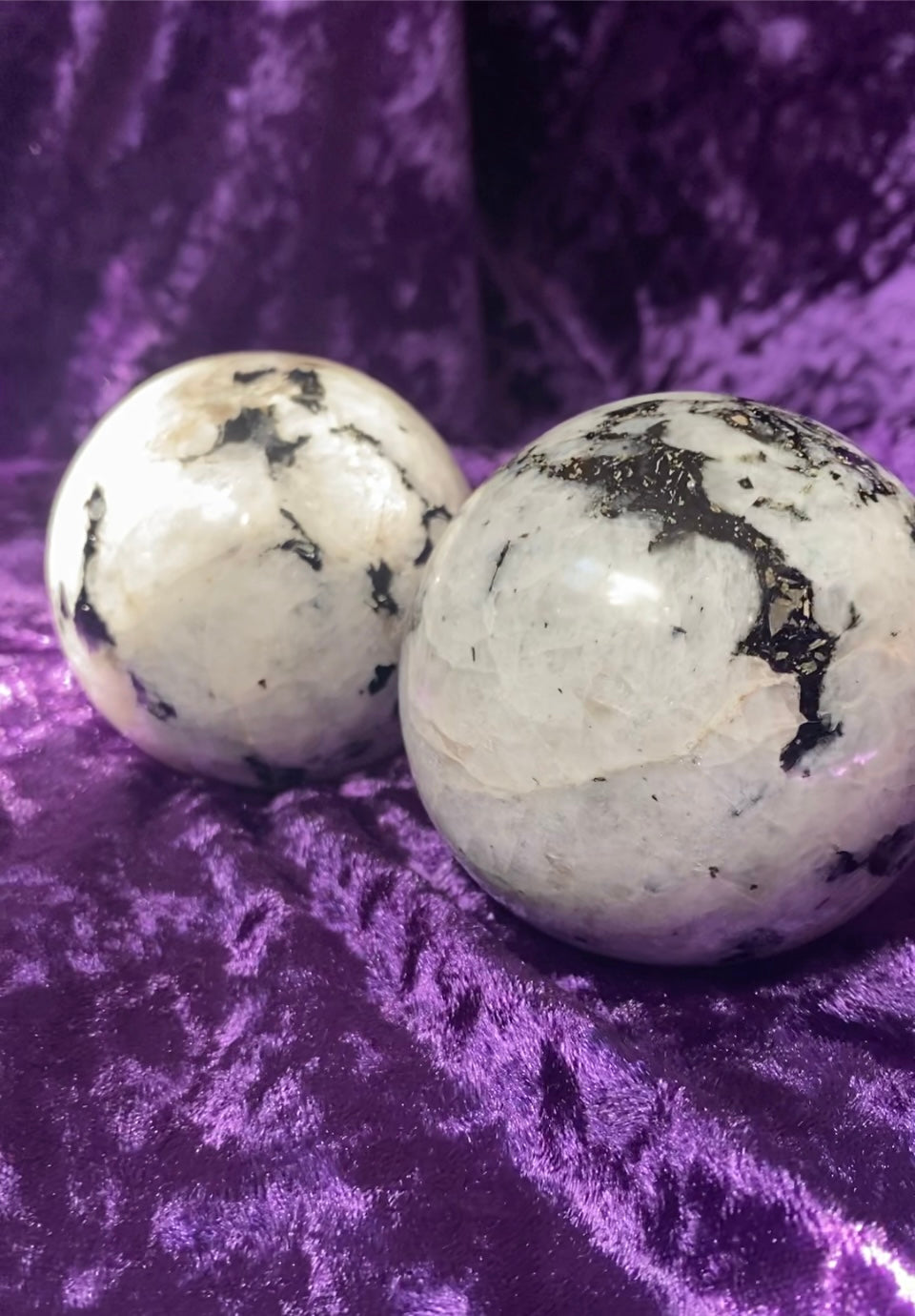 Moonstone Spheres for The High Priestess