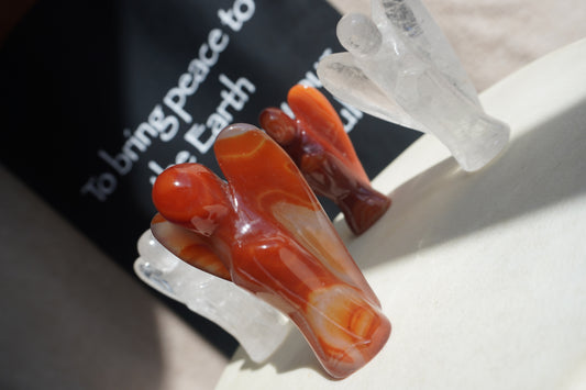 Carnelian Angel: Boost Vitality and Courage