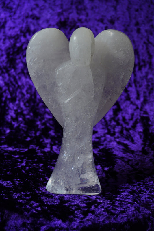 Clear Quartz Angel Statue