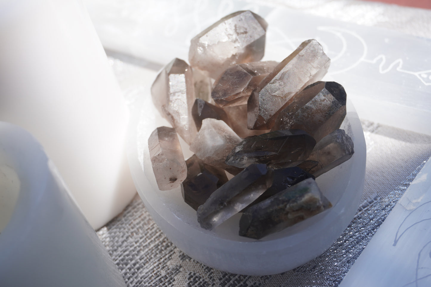 Smoky Quartz Points for Grounding and Protection